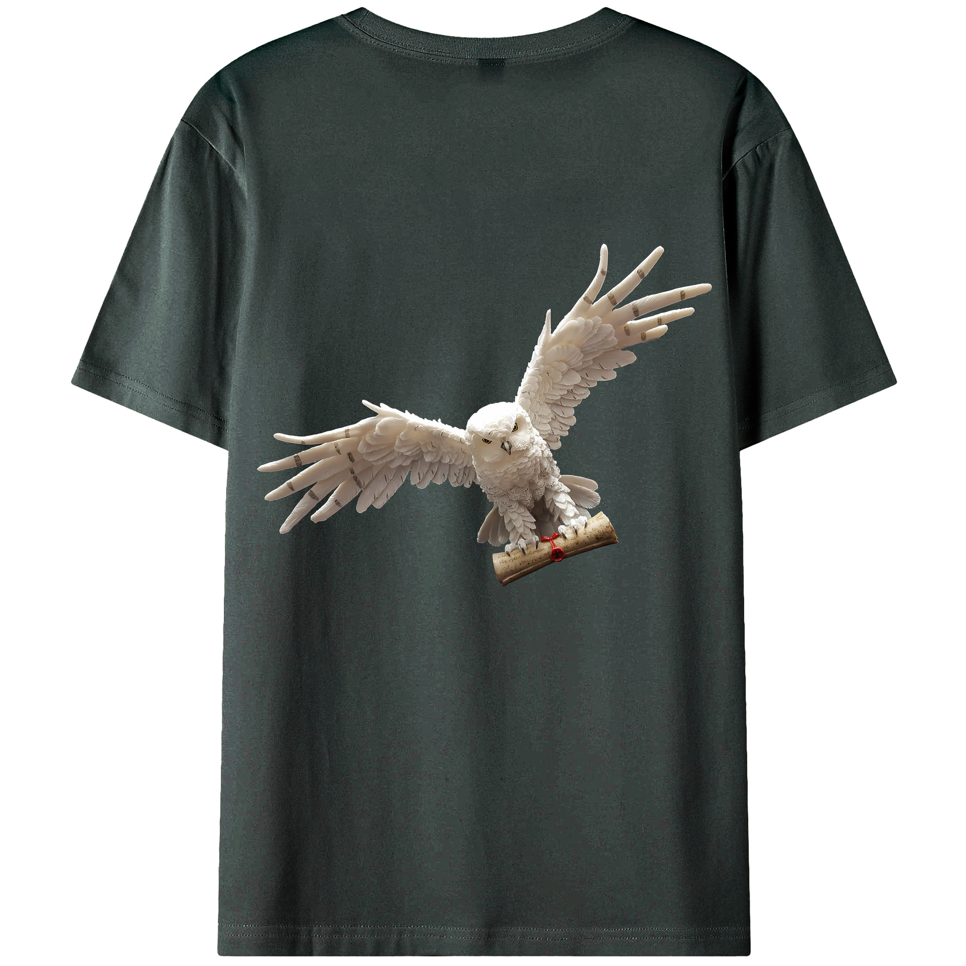 （画像用） Harry Potter ハリー・ポッターシリーズ 綿100％ メンズ半袖Tシャツ（バックプリント） 通気性